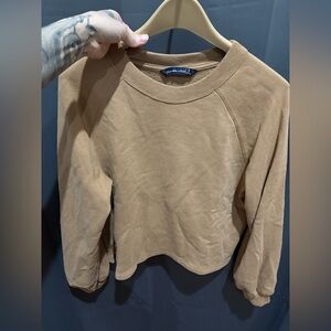 Abercrombie & Fitch Tan Crewneck